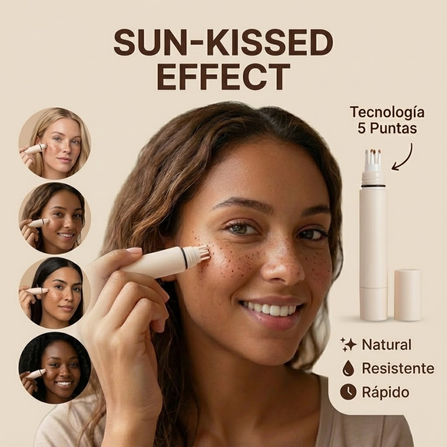 Sello de Pecas "Sun-Kissed"